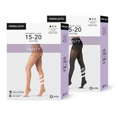 Panty Compresión Ligera Farmalastic 1 Unidad Talla m Color Camel