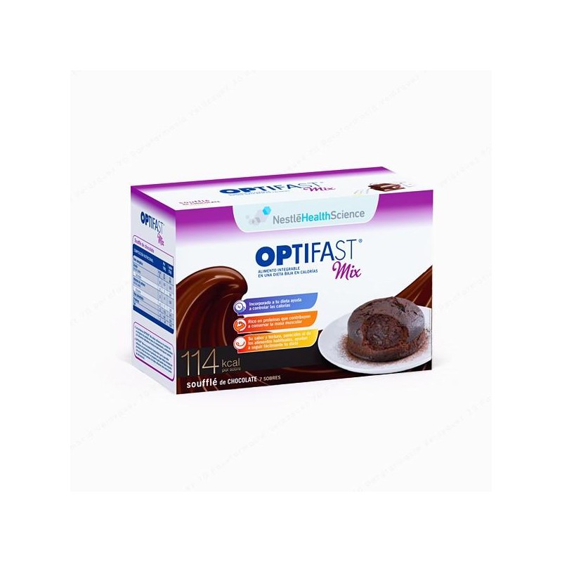 OPTIFAST MIX SUFLE DE CHOCOLATE 30 GR 7 SOBRES