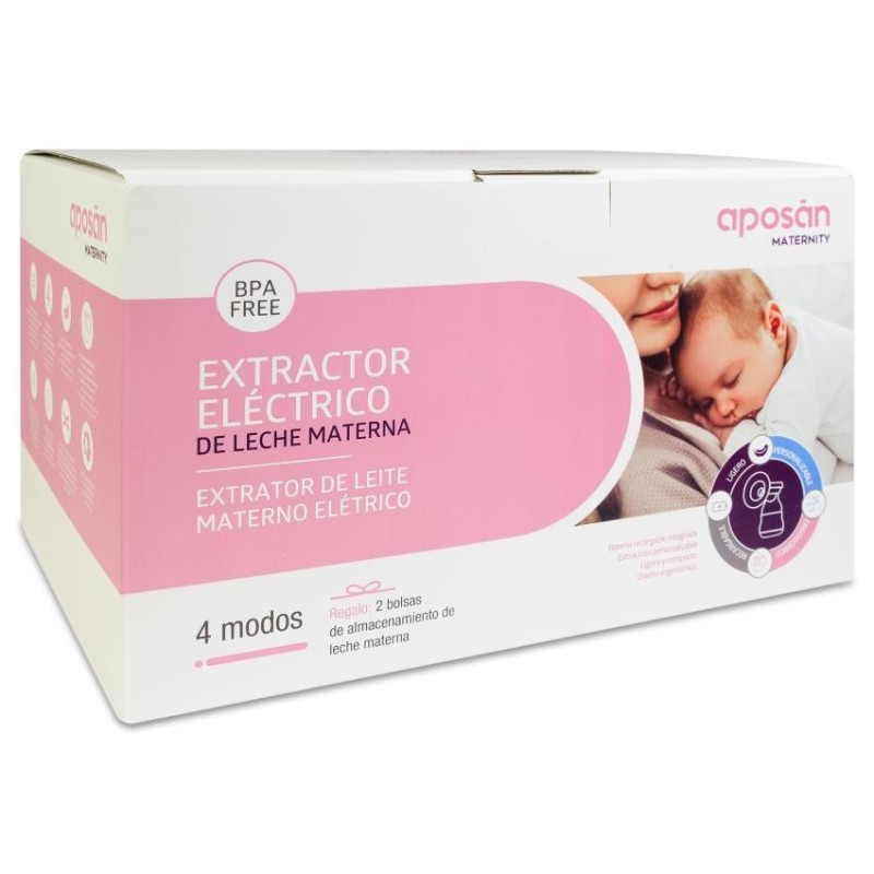 Extractor Eléctrico de Leche Materna Aposan Maternity 1 Unidad