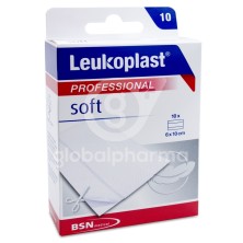 Leukoplast Soft Apósito Adhesivo 10 Unidades 10 cm x 6 cm Tira