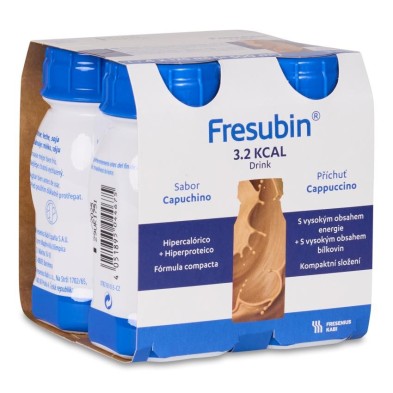 Fresubin 3,2 Kcal Drink 4 Easybottles 125 ml Sabor Capuchino
