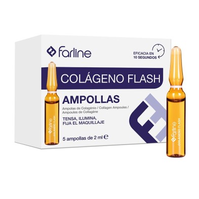 Farline Ampollas Colágeno Flash 5 Ampollas 2 ml