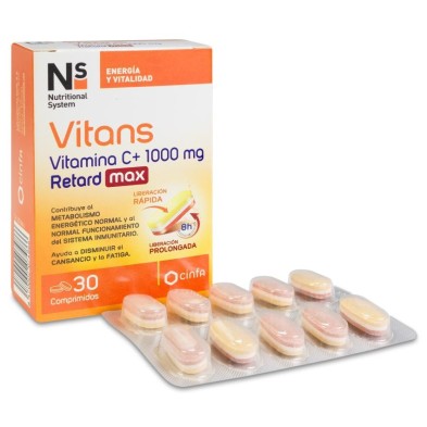 NS Vitans Vitamina C+ 1000 mg Retard Max 30 Comprimidos