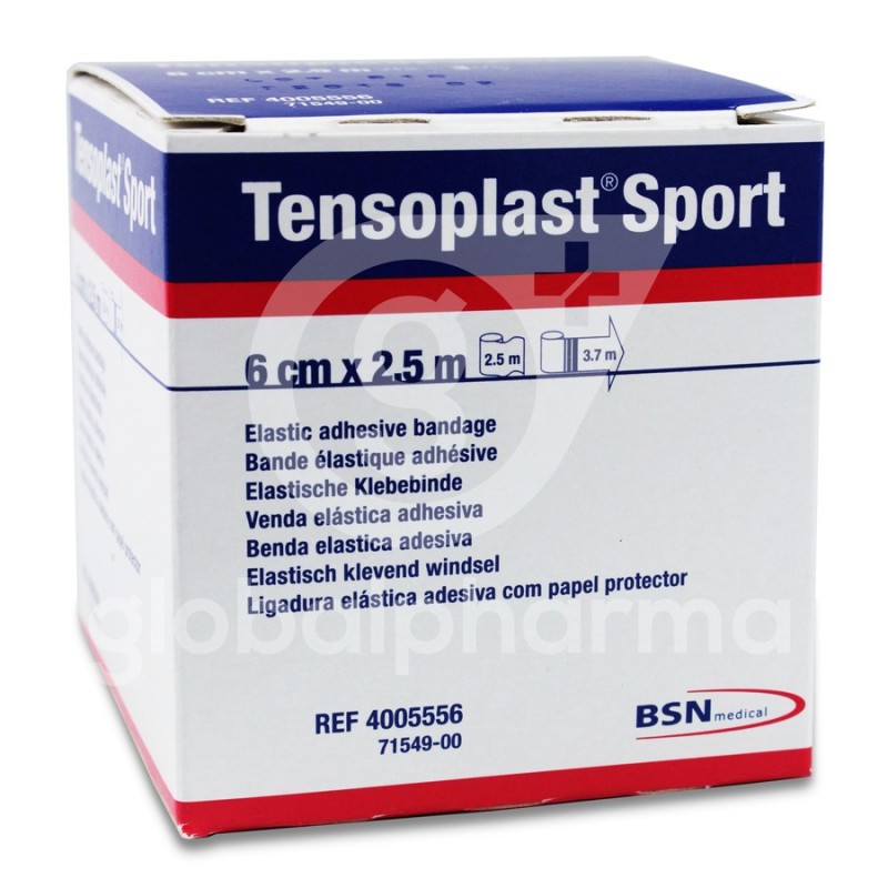 Venda Elastica Adhesiva Tensoplast Sport 1 Unidad 2,5 m x 6 cm