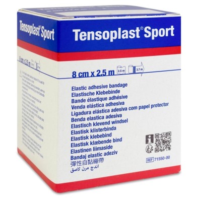 Venda Elastica Adhesiva Tensoplast Sport 1 Unidad 2,5 m x 8 cm