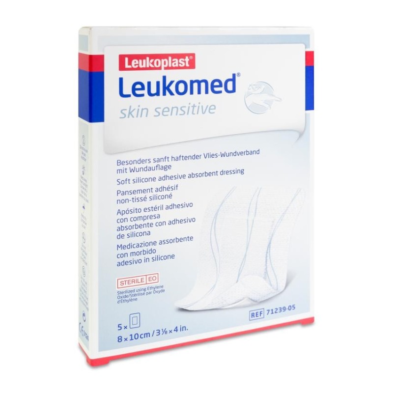 Apósito Estéril Adhesivo Leukomed Skin Sensitive 5 Unidades 10 x 8 cm