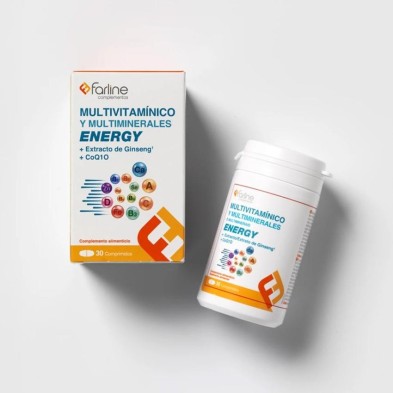 Farline Activity Multivitaminico + coq10 Energy 30 Comprimidos