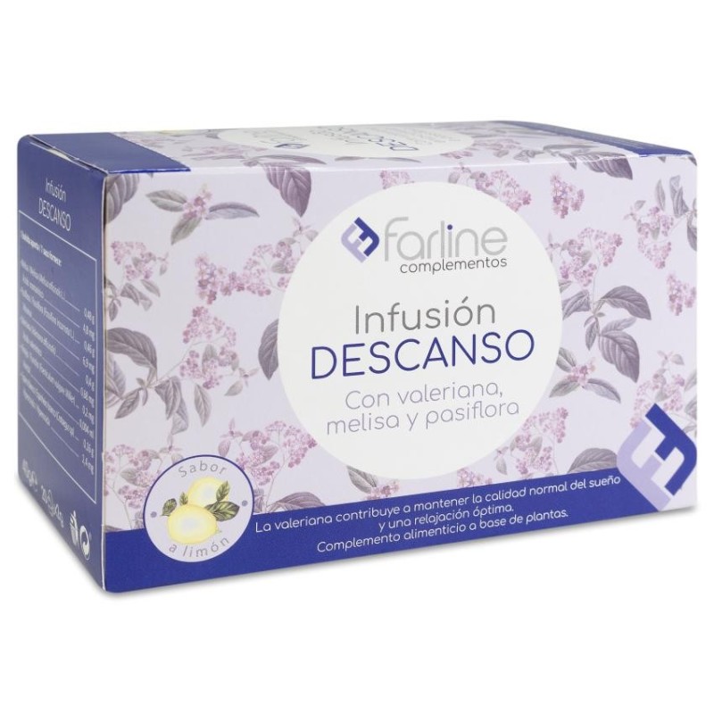 Farline Complementos Infusión Descanso 20 Bolsitas 2 g