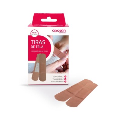 Aposan Tira de Tela 20 Unidades 19 cm x 72 mm