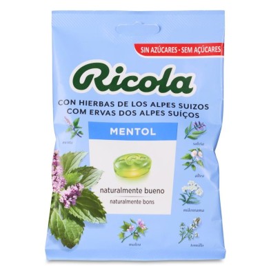 Ricola Caramelos sin Azúcar 1 Bolsa 70 g Sabor Mentol