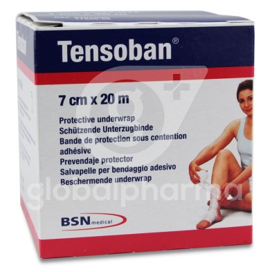 Tensoban Protector del Vendaje Adhesivo 1 Unidad 20 m x 7 cm