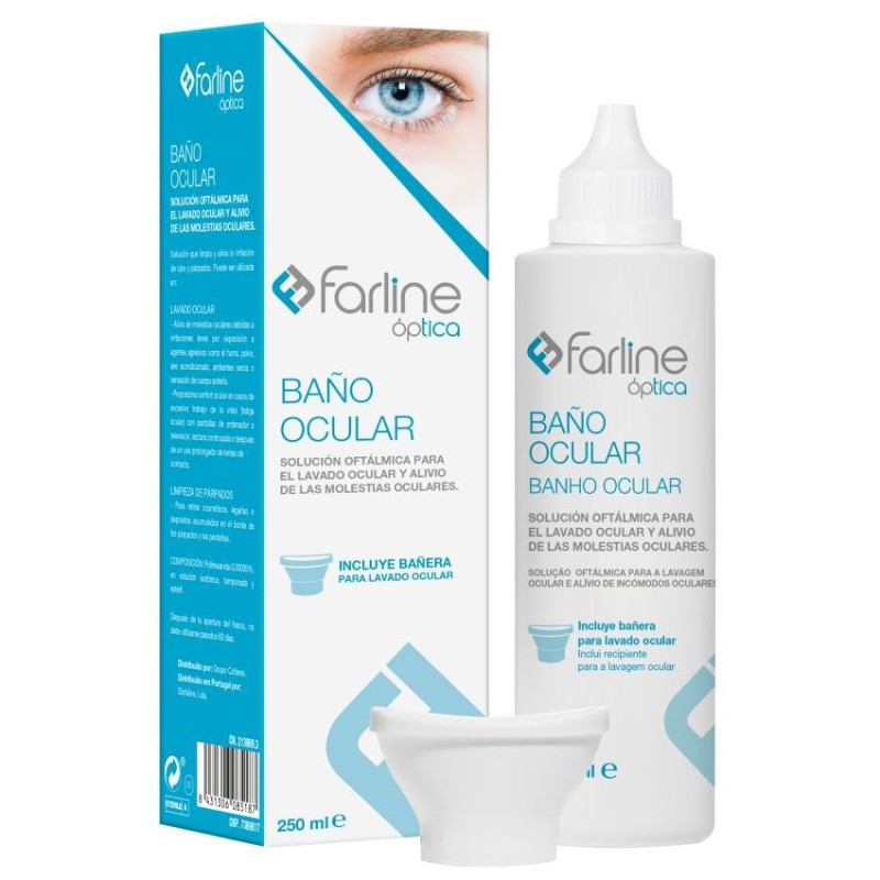 Farline Optica Baño Ocular 1 Frasco 250 ml