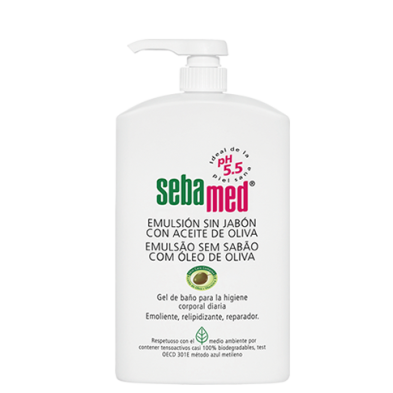 SEBAMED EMULSIÓN SIN JABON CON ACEITE DE OLIVA 1000 ML