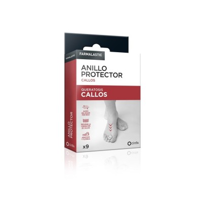 Anillo Protector Callos Farmalastic 9 Unidades Talla Única
