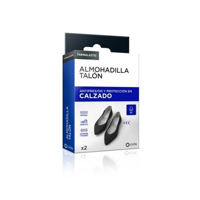 Almohadilla Talón Farmalastic 2 Unidades Talla Única