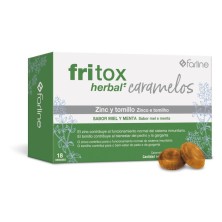 Fritox Herbal Farline Caramelos 18 Unidades Sabor Miel y Menta