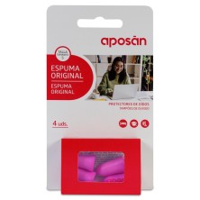 Tapones Oídos Espuma Original Aposan 4 Unidades Talla S