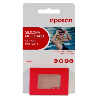 Tapones Oídos Silicona Moldeable Aposan 6 Unidades