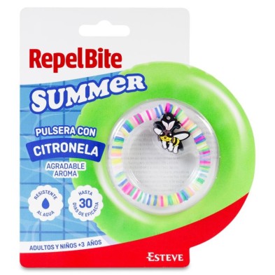 Repel Bite Pulsera con Citronela 1 Unidad Summer