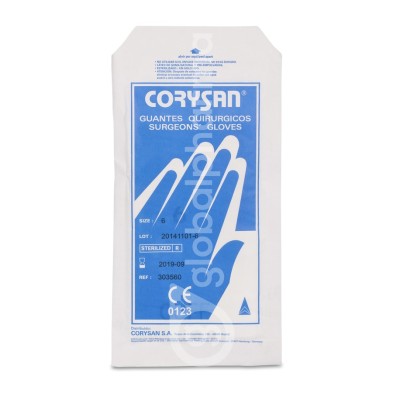 Guantes de Látex Corysan Cirugia Estéril 2 Unidades Talla 6