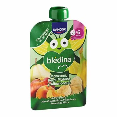 Bledina Pouch Manzana Pera Plátano y Albaricoque 1 Pouch 100 g