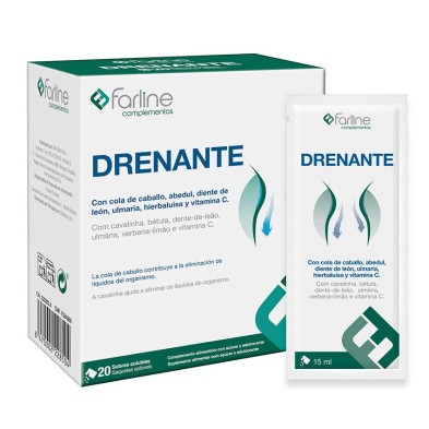 Farline Complementos Drenante 20 Sobres 15 ml