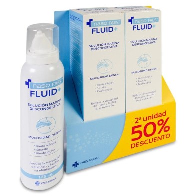 Naso Faes Fluid+ Limpieza Nasal 2 Envases 125 ml Duplo