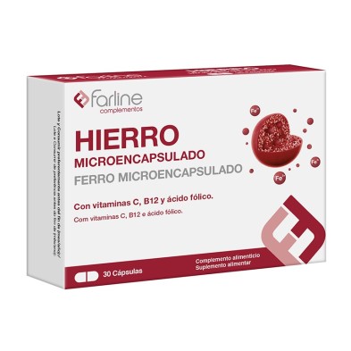 Farline Hierro Microencapsulado 30 Cápsulas