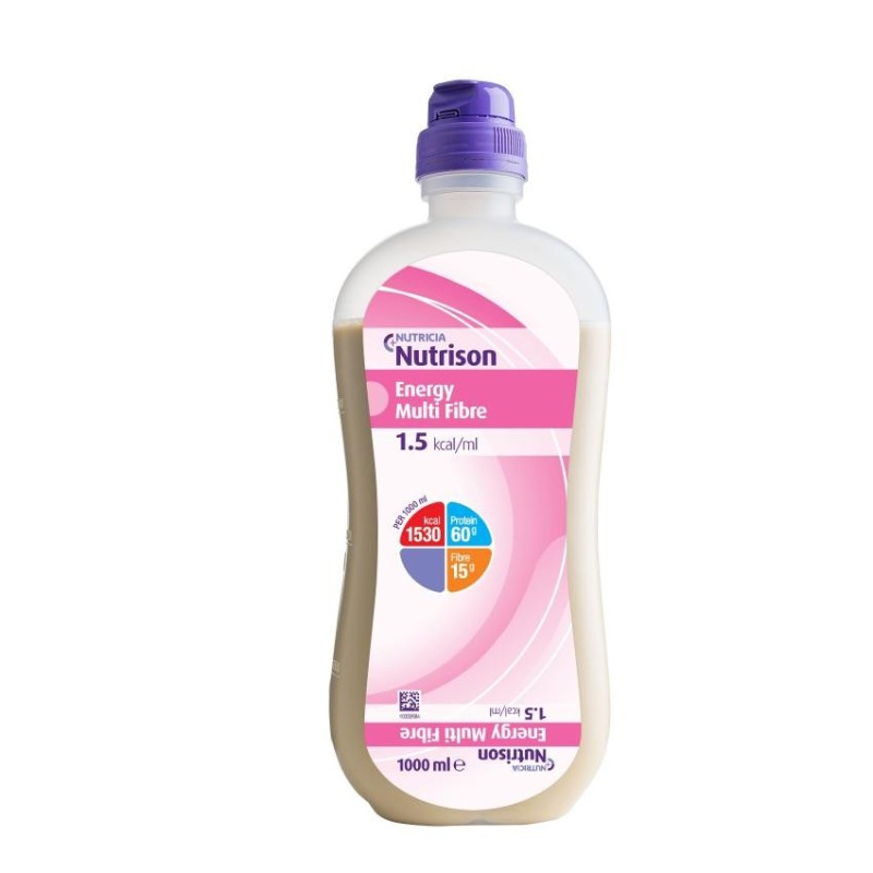 Nutrison Energy Multi Fibre 8 Optribotles 1000 ml Sabor Neutro