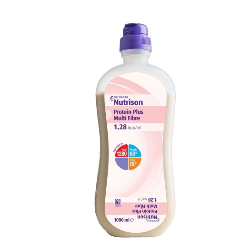 Nutrison Protein Plus Multifibre 8 Optribotles 1000 ml Sabor Neutro