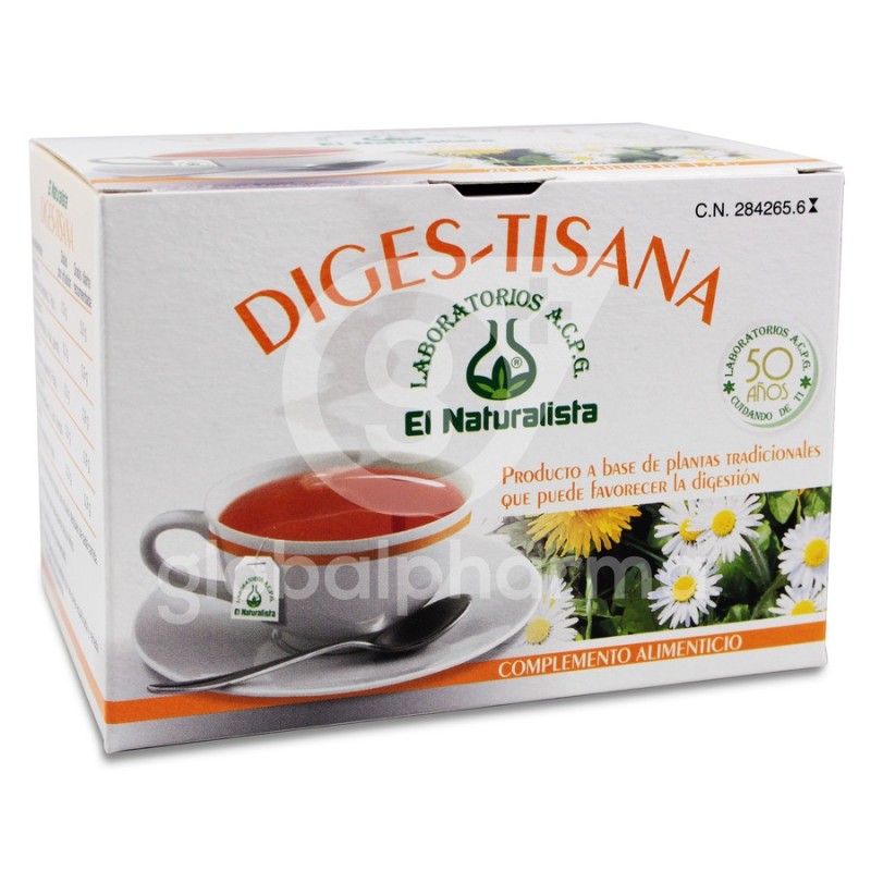 Diges Tisana el Naturalista 20 Bolsas Filtro 1,5 g