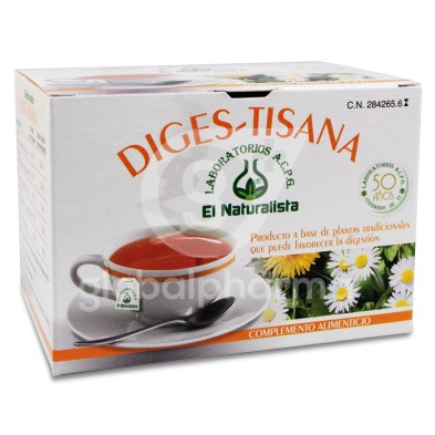 Diges Tisana el Naturalista 20 Bolsas Filtro 1,5 g
