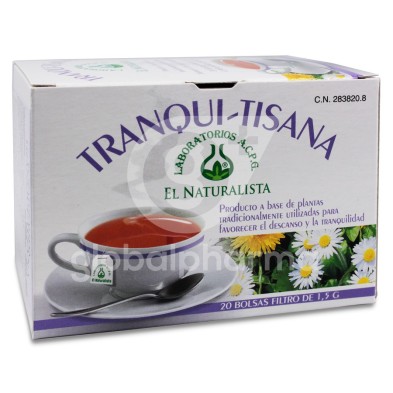 Tranqui- Tisana el Naturalista 20 Bolsitas Filtro 1,5 g