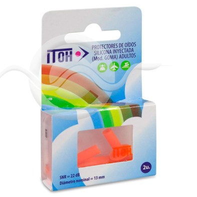 Tapones Oídos Silicona Inyectada Itoh 2 Unidades Adultos