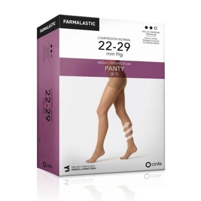 Panty (e-t) Compresión Normal Farmalastic 1 Unidad Talla Grande Color Beige