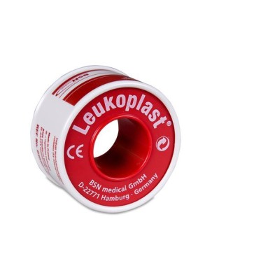 Esparadrapo Leukoplast 1 Unidad 5 m x 2,5 cm Color Carne