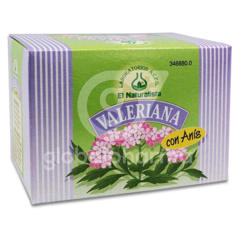 Valeriana con Anis el Naturalista 20 Filtros 1,6 g