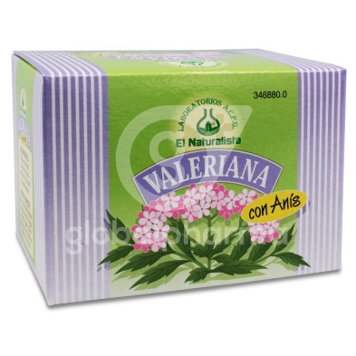 Valeriana con Anis el Naturalista 20 Filtros 1,6 g