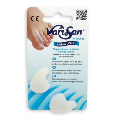 Separadedos Hydrogel Varisan Media Luna Talla Mediana 2 Unidades