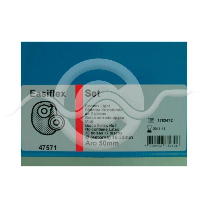 Bolsas de Colostomía de Sistema Doble con Acoplamiento Adh Sensura Flex Convex Light Maxi Opaca Rec 15 - 33 mm 30 + 7 Unidades