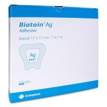 Apósito Estéril Biatain Ag Adhesive Sacro 3 Unidades