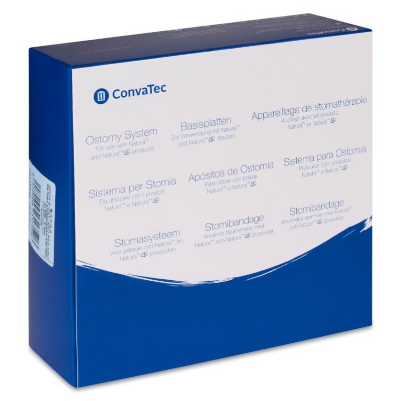 Apósitos Bolsas Ostomia Natura Stomahesive con Aro 5 Unidades 10 x 10 cm Aro 32 mm
