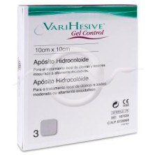 Apósito Estéril Varihesive Gel Control 3 Unidades 10 x 10 cm