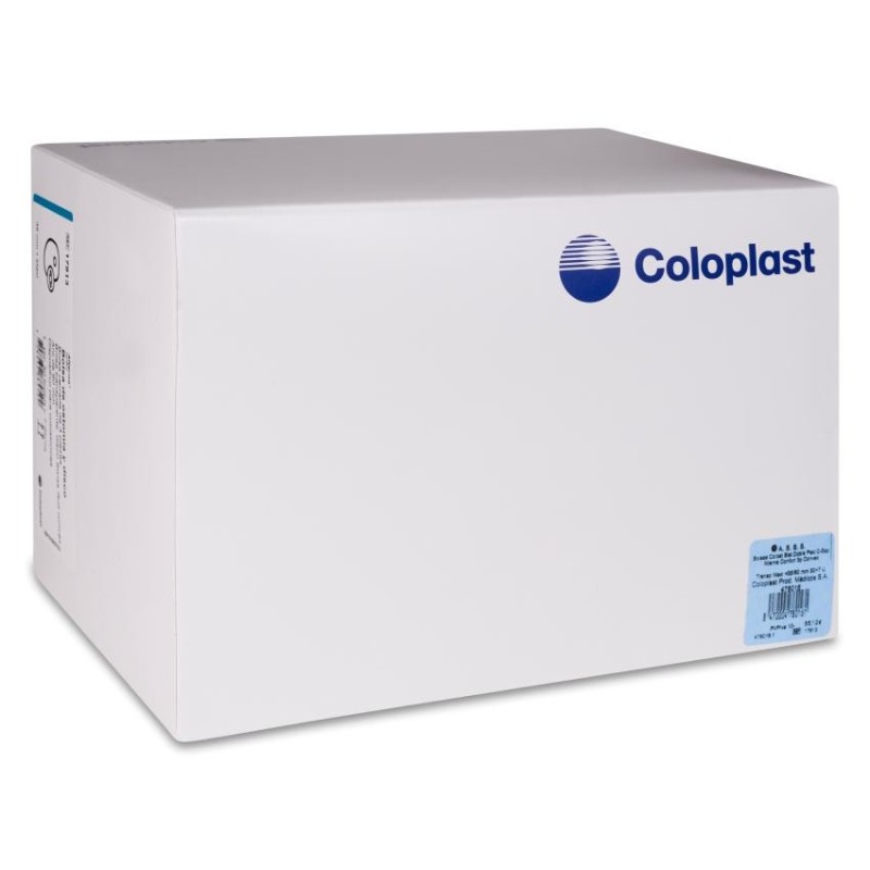 Bolsas de Colostomía de Sistema Doble con Placa y Cierre Especial Sensura Click 3p Convex Maxi Transparente 40 mm 30 + 7 Unidade