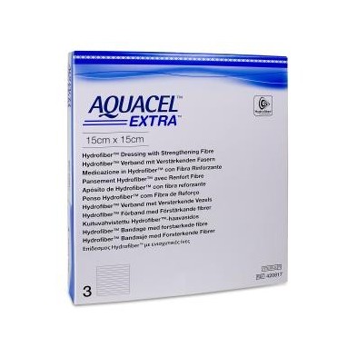 Apósito Estéril Aquacel Extra 3 Unidades 15 x 15 cm