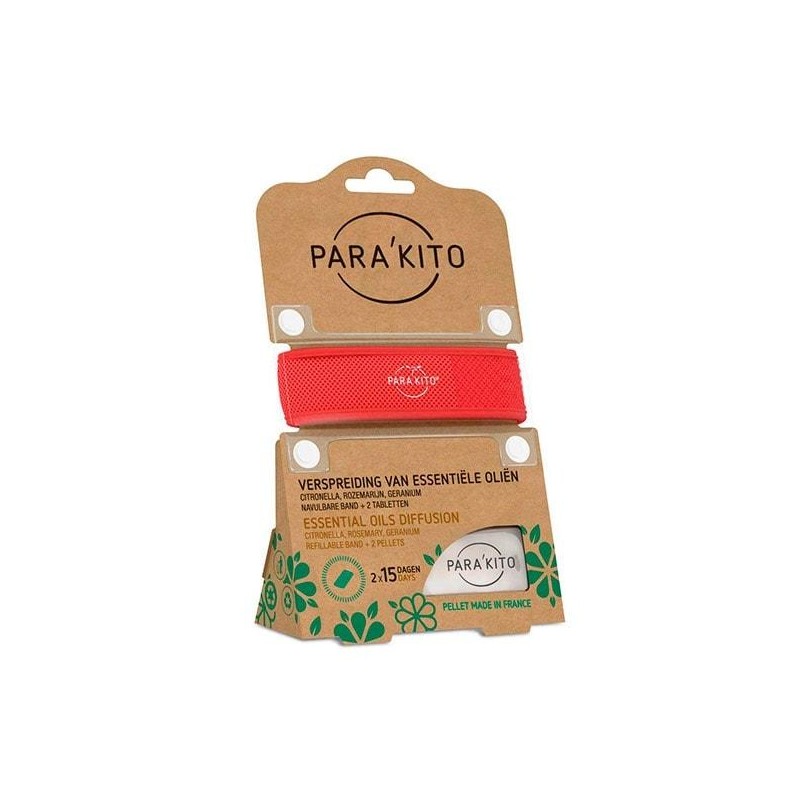 PARA`KITO PULSERA COULEUR REPELENTE INSECTOS