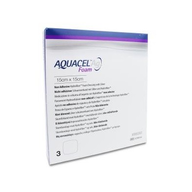 Apósito Estéril Aquacel Ag Foam N/a 3 Unidades 15 x 15 cm