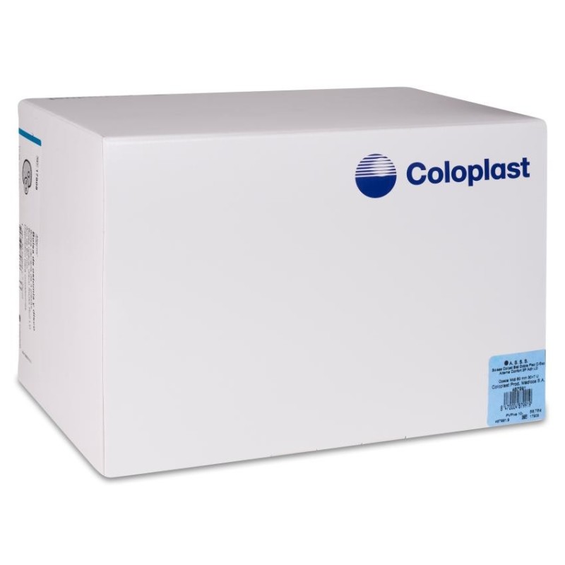 Bolsas de Colostomía de Sistema Doble con Placa y Cierre Especial Sensura Click 3p Convex Maxi Opaca 60 mm 30 + 7 Unidades