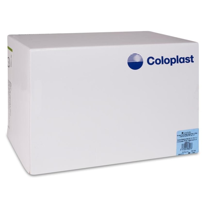 Bolsas de Colostomía de Sistema Doble con Placa y Cierre Especial Sensura Click 3p Convex Maxi Opaca 40 mm 30 + 7 Unidades