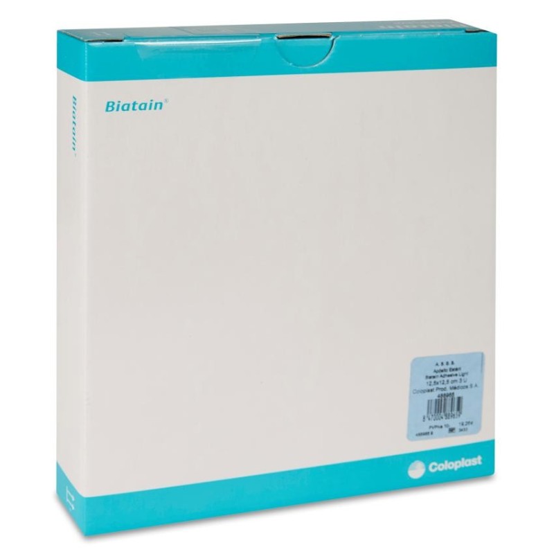 Apósito Estéril Biatain Adhesive Light 3 Unidades 12,5 x 12,5 cm